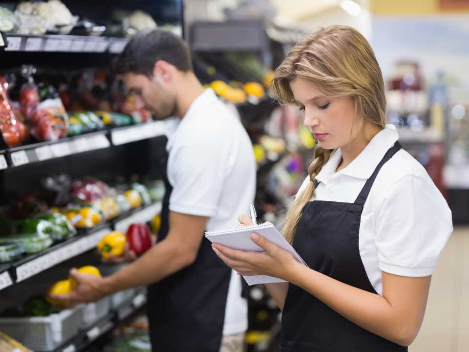 Shop workers